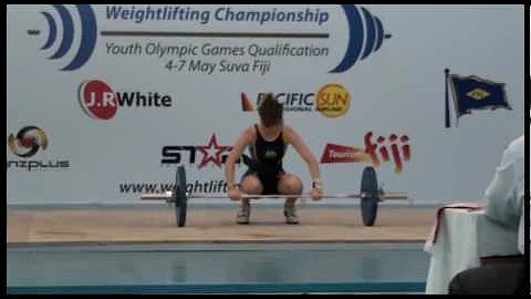 Andrea Mullins - 2010 Oceania Weightlifting Champi...