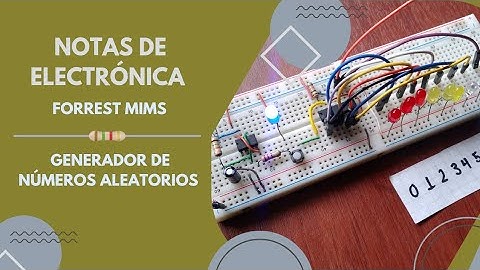 Generador de números aleatorios con CI CD4017.