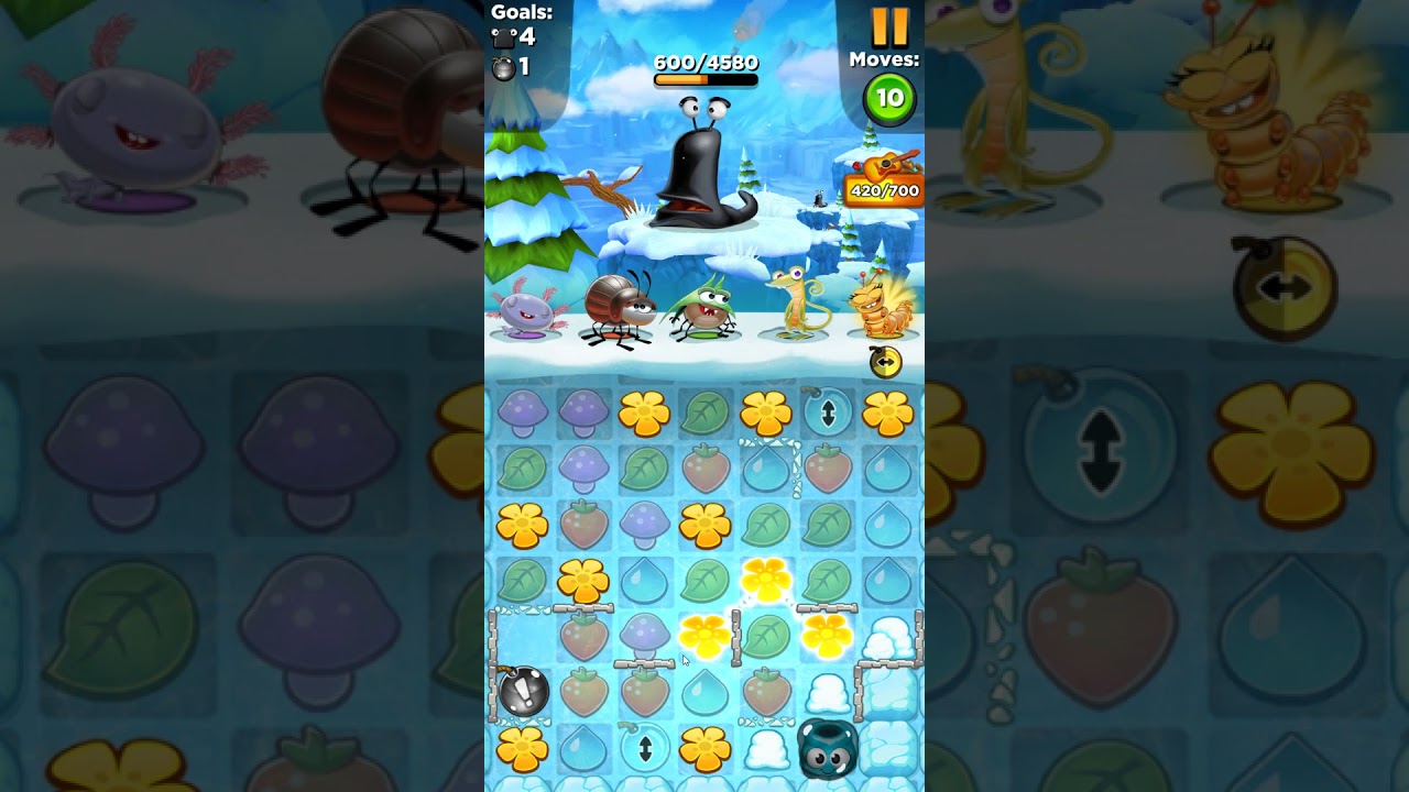 Best Fiends level 58 no boosters