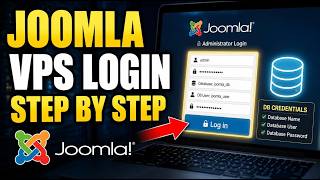 How to login to Joomla on VPS using database credentials safely - Step By Step