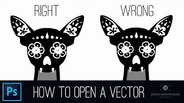 How to open a Vector in Adobe Photoshop