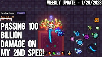 I PASSED 100 BILLION DAMAGE ON MY GUSION SPEC!!! | WEEKLY UPDATE 1/29/2023 | MY HEROES: DUNGEON RAID