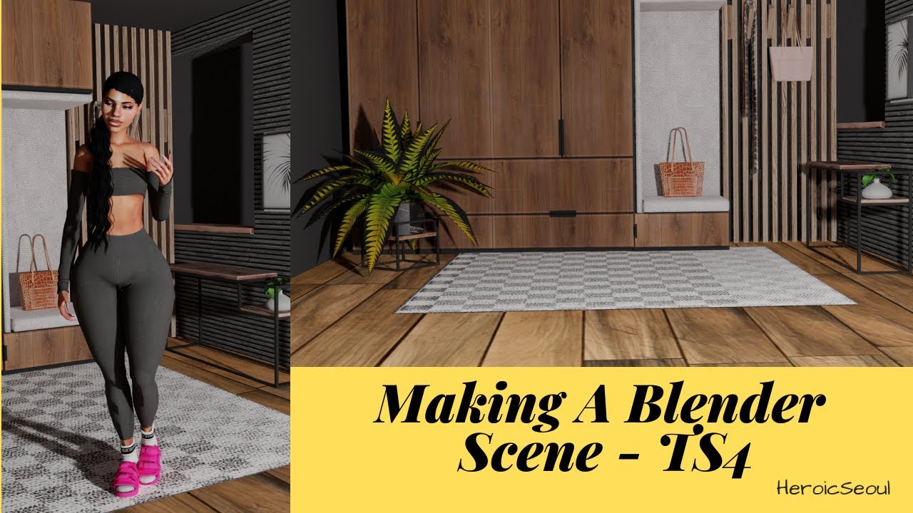 Rendering Scenes and Objects - The Sims 4 Blender Tutorial - YouTube