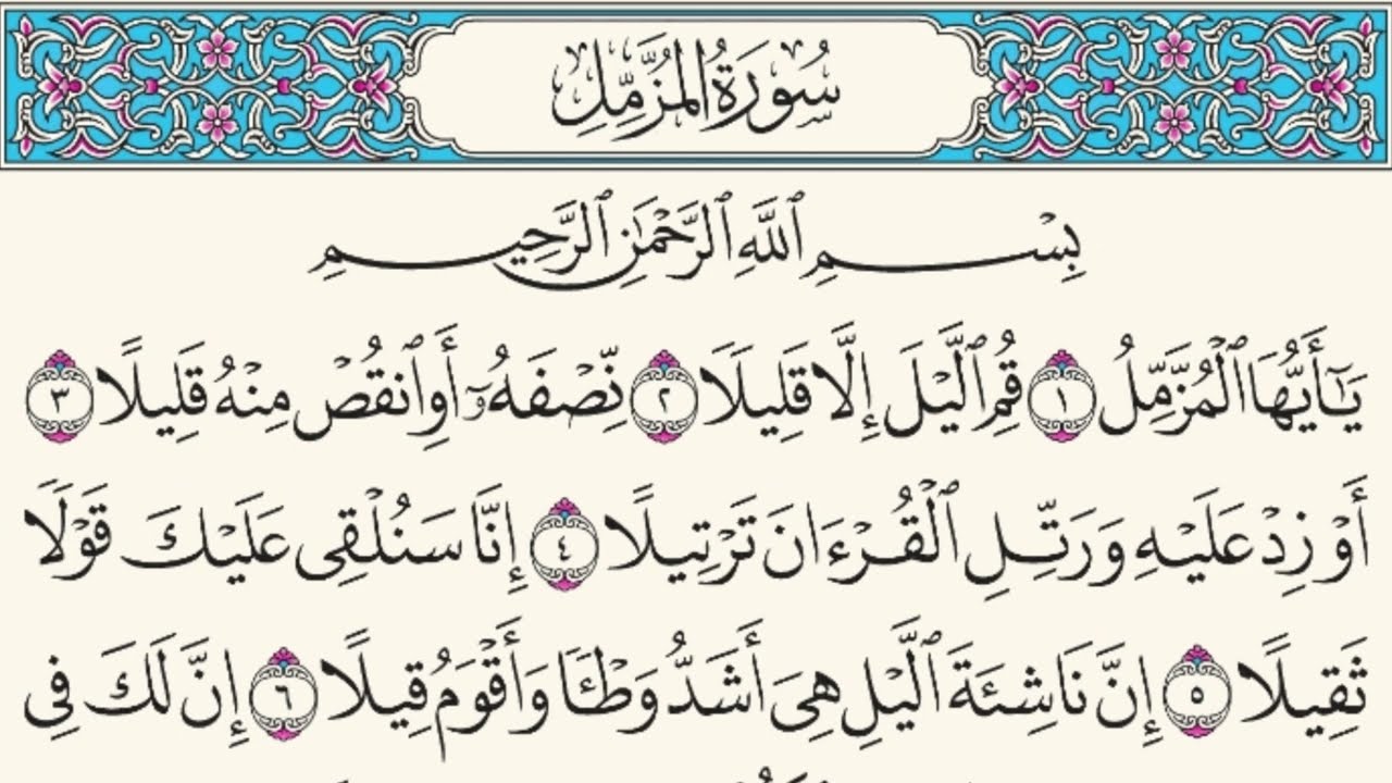 TAFSIIRKA QUR'ANKA:- SURAH AL-MUZZAMMIL (73) | SHEIKH HASSAN IBRAHIM CISSE