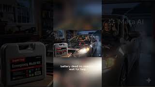 Dead battery? Flat tire? One device solves both #CarGadgets #SmartSolution