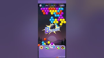 Bubble shooter rainbow level 222-223-224 #bubble #inkeygames