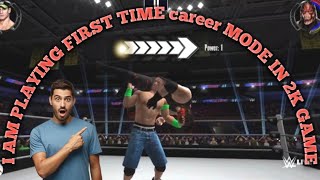 I AM PLAYING FIRST TIME CAREER MODE IN 2K GAME