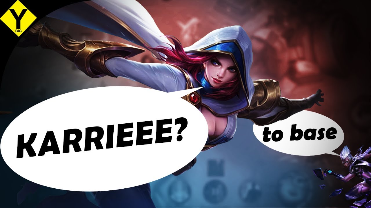 FOQUEI A KARRIE E ELA FOI REPORTADA POR FEEDING Mobile Legends YouTube