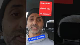 frequency of driving lessons is vital #ukdrivingtesttips #shorts