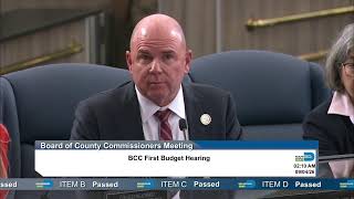 09.03.2026 - Miami-Dade Board of County Commissioners First Budget Hearing
