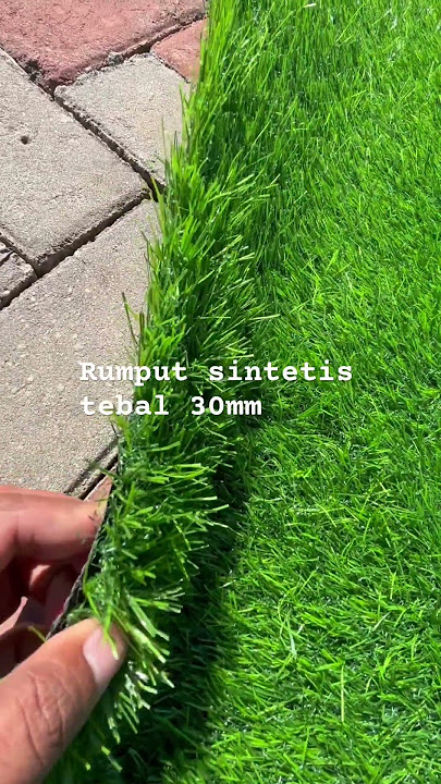 Rumput sintetis tebal 30mm #rifkycarpet #rumputsintetis
