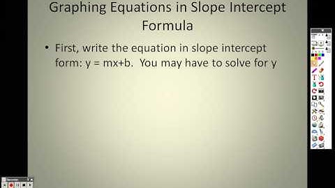 Algebra 2 2 3 Lesson Part 1 Quick Graphs of Linear Equations