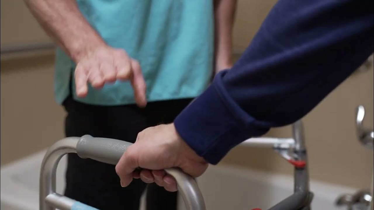 In/Out of Tub with Walker Joint Replacement YouTube