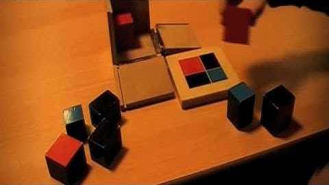 Montessori - Sensorial - Visual Sense - Binomial Cube