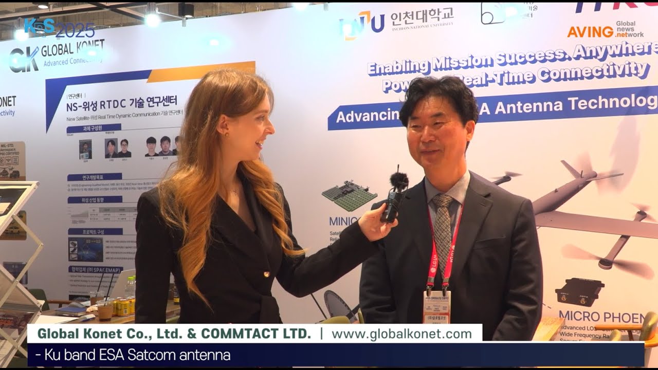 Global Konet | Opening the Era of LEO & 6G Satellite with ESA Flat Antennas! KRS 2025 Interview