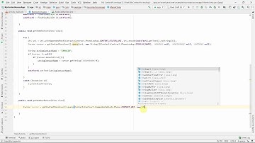 How to read or access the contacts saved in the phone from your Android App?