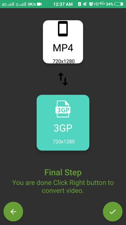 Convert any video to mp4, 3gp, mkv, FLV, mpeg, etc