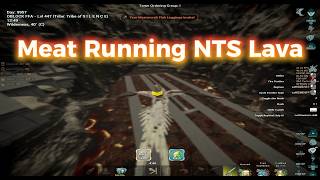 Meat Running Notorious Lava Cave | OBLK | Ark Official PvP #15