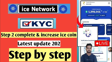 ice network kyc step 2 | ice network kyc verification | ice network me kyc kaise kare