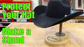 How to make a Cowboy Hat Stand | Save Your Hats Shape by storing it correctly by Home Built Workshop 761 views 5 months ago 11 minutes, 12 seconds