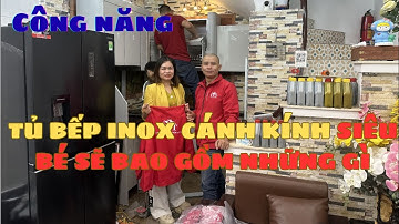 Review Tủ Bếp Inox Cánh Kính Nhà Anh Mai Tân Mai I Nội Thất Nhà Bếp TNT