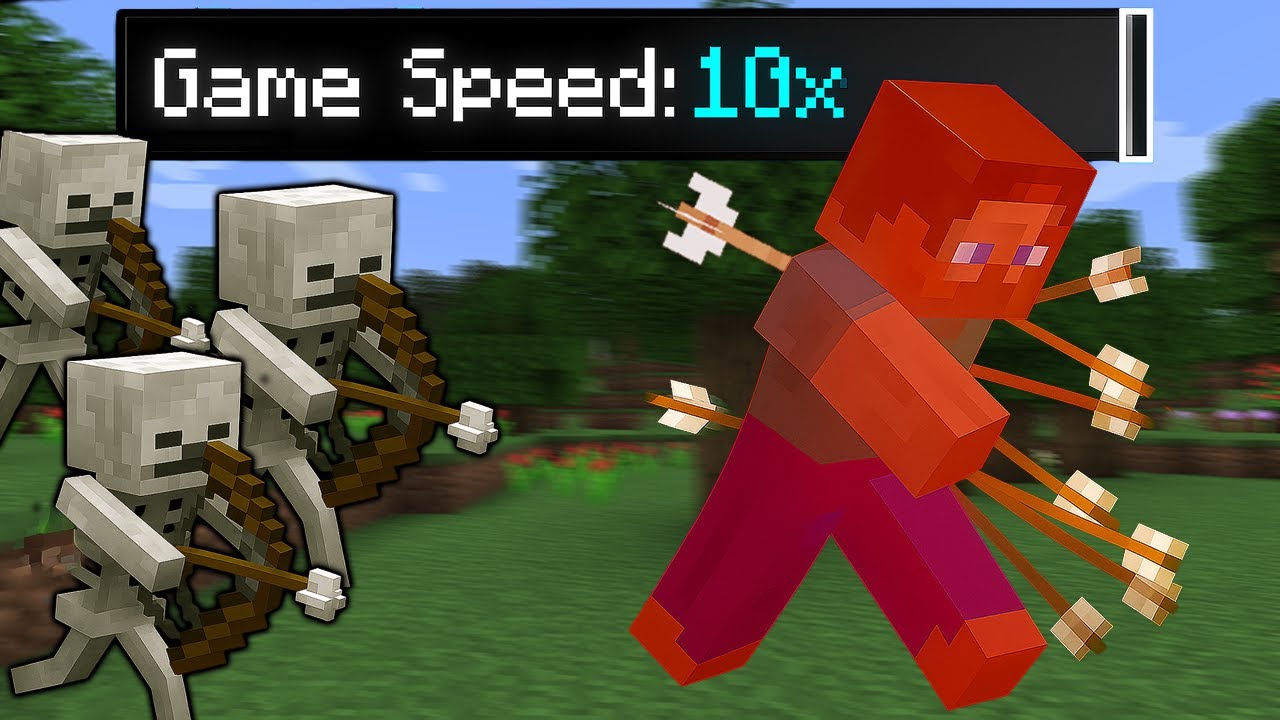 Minecraft On 10x SPEED