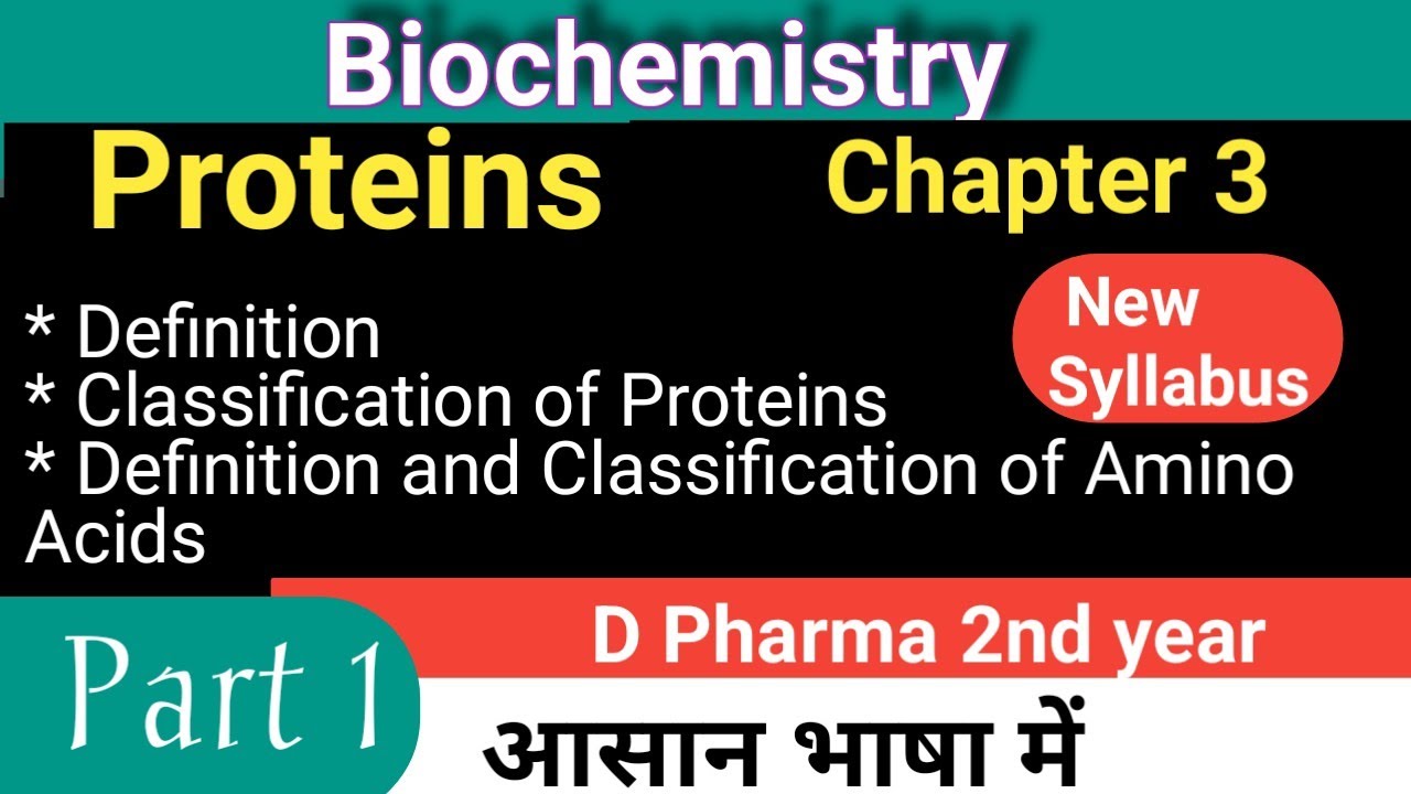 Proteins Biochemistry and Clinical Pathology Chapter 3part 1 Classification_of_Proteins