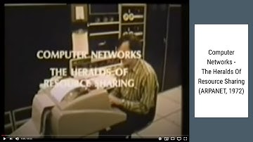 1972 computer networks the heralds of resource sharing arpanet 1972