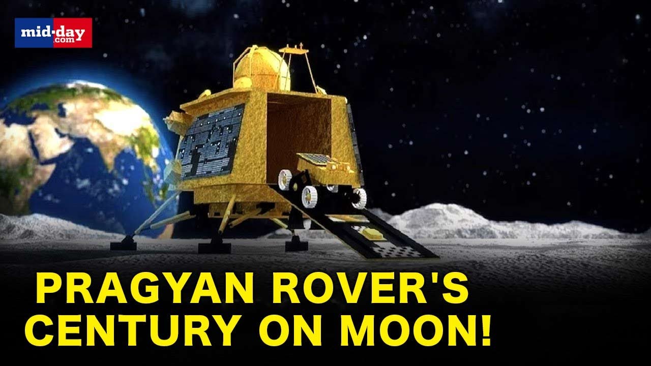 Pragyaan Rover Images Rover Chandrayaan 3: Pragyan Rover Traverses Over 100 Meters On Moon's South ...