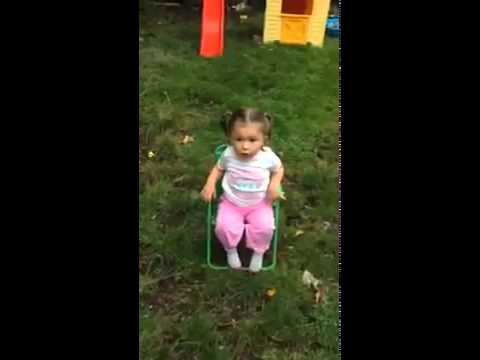 Little Girl Ice Bucket Challenge - Hilarious Swearing..Must See! haha