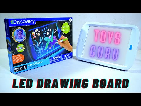 discovery neon led drawing board