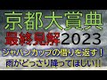 京都大賞典2023 最終見解
