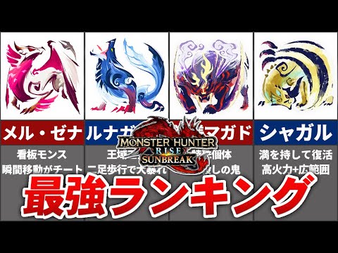 サンブレイク新モンスター最強ランキング 【※ネタバレ注意】