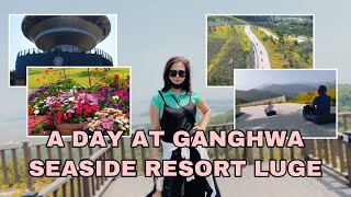 GANGHWA SEASIDE RESORT LUGE#megaride #viewmountainandsea #luge