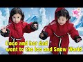 Coco said it was too hot, so Dad took her to the ice and snow world to play!