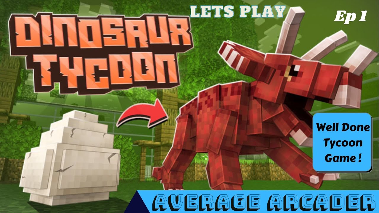 Lets Play Minecraft Dinosaur Tycoon /Part 1