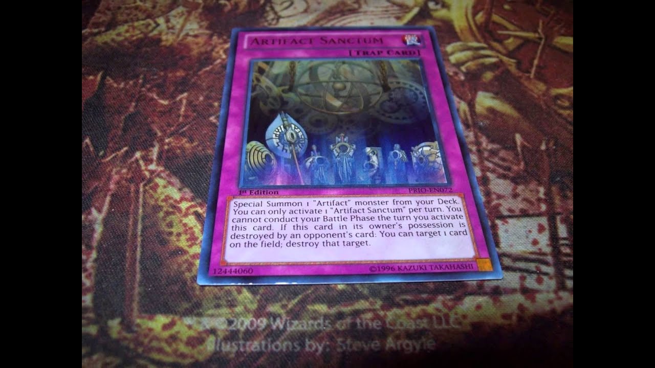 【For Sale】ARTIFACT SANCTUM IST EDITION ULTRA RARE FOIL # PRIO-EN072 RED HOT
