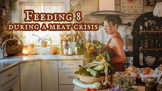 Feeding 8 In a Meat Crisis | Hearty Harvest Freezer Meals | Budget Bulk Cooking for my Large Family