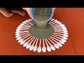 Smart ideas from plastic spoons and cement - DIY coffee table and flower pot