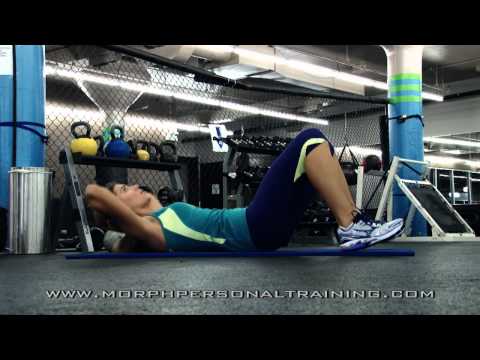Morph Exercise Instruction: Female Crunches