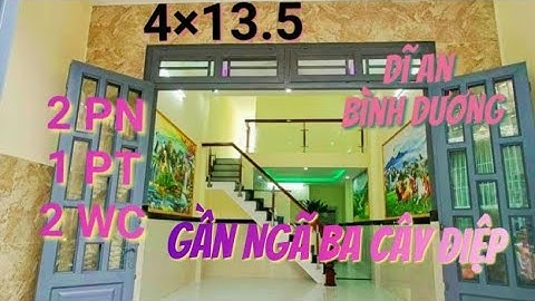 Bán nhà cấp 4 gác lửng sc gần ngã ba Cây Điệp | TP Dĩ An | DT 54m2 giá 1ty700 | Nhà gác lửng đẹp