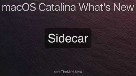Sidecar in macOS Catalina & iPadOS 13: User an iPad as a second Mac display!