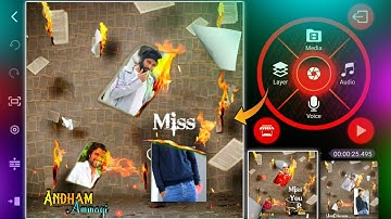 paper fire effect style WhatsApp status video editing kinemaster trending lyrical status 2020