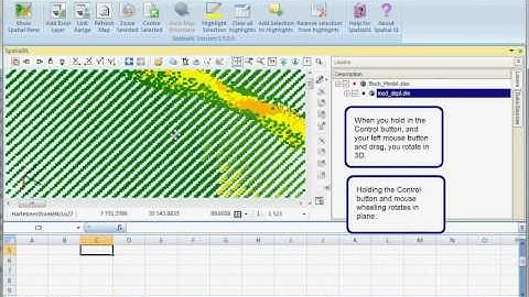 Basic video on navigation in SpatialXL (a spatial add-in to Excel)