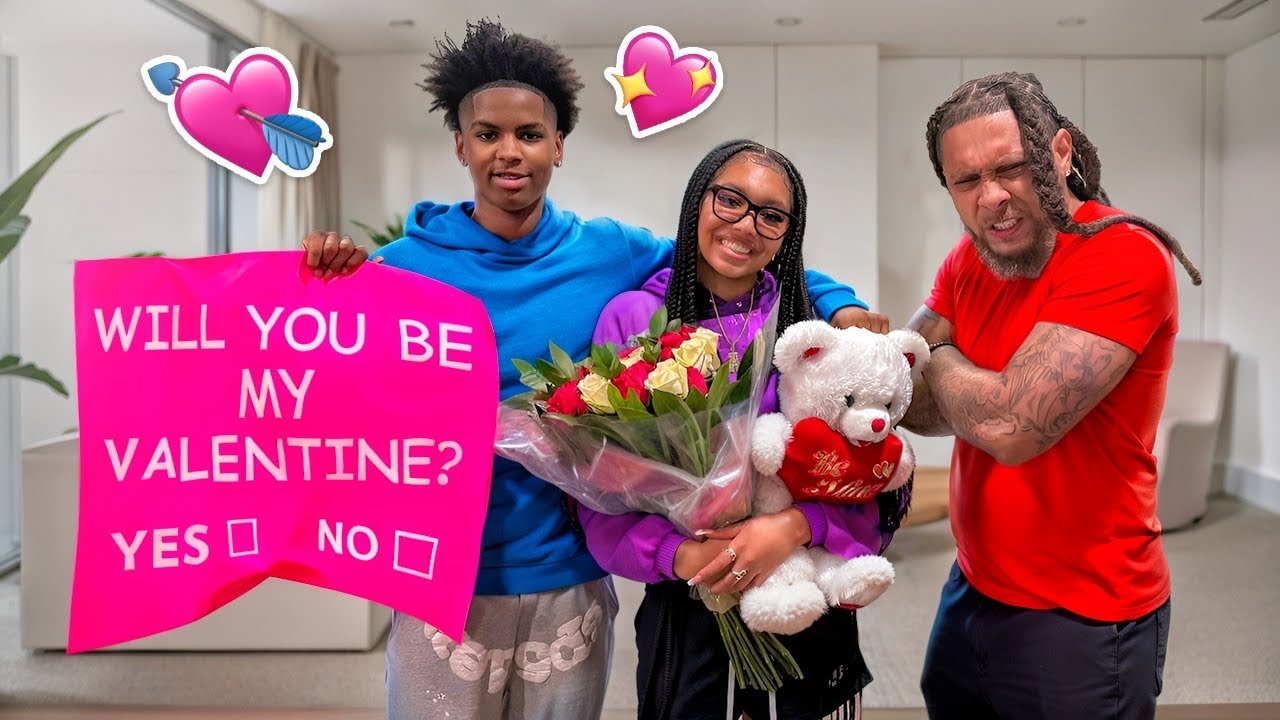 DEMOND ASKED AHVI TO BE HIS VALENTINE 🫣