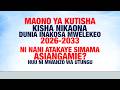 LIVE DUNIA KUKOSA MWELEKEO 2026 2033NI NANI ATAKAYE SIMAMA ASIANGAMIE HUU NI MWANZO WA UTUNGU 