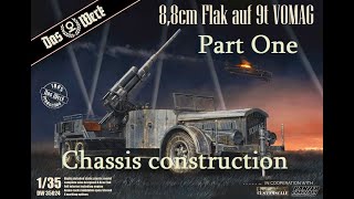 Das Werk 1/35 8.8cm Flak auf 9t VOMAG build. Part One.