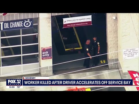 Jiffy Lube worker in McHenry killed after driver accelerated off service bay
