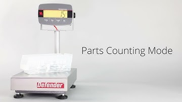 OHAUS Defender 3000 Bench Scales - Parts Counting & Connections