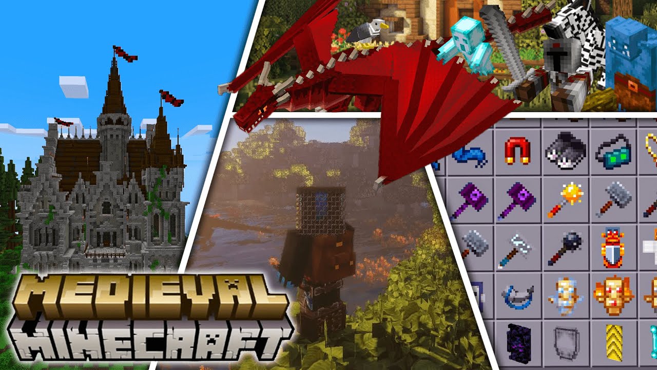 Siêu Phẩm Addon Thời Kì Trung Cổ Cho Minecraft PE 1.19+ - YouTube